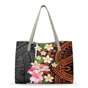 Promosyon özel Hawaiian kabile tasarım polinezya su geçirmez moda lüks PU deri kadın koltukaltı çanta büyük rahat kılıf - Product Image 1