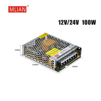 Transformador LED de 24W 150W, Adaptador de Corriente Conmutada, Opciones de 12V 36V 5A 2A 3A, Entrada de 220V / Opciones de 5V 1A 300W 400W