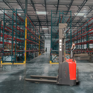 Carretilla elevadora apiladora totalmente eléctrica de utilidad de fábrica 1,5 T 2T Máquina apiladora de palés de neumáticos sólidos - Product Image 4