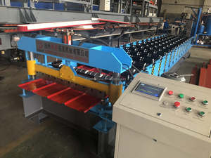 מפעל אספקת ibr rapezoidal גג גיליון עושה מכונת קירוי אבץ ביצוע מכונת קירוי אבץ ביצוע מכונת גלגול להרכיב מכונה - Product Image 6