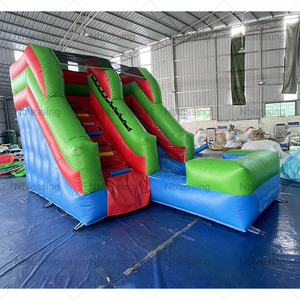 สไลเดอร์น้ำเป่าลมสำหรับสนามหลังบ้านแบบพาณิชย์ พร้อมสระน้ำ สไลเดอร์น้ำเป่าลมสำหรับสนามหลังบ้านแบบพาณิชย์ - Product Image 6