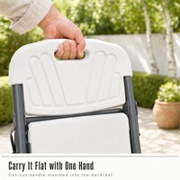 Chaises d'extérieur en plastique HDPE, chaises de jardin en plastique pour patio et cour, vente en gros OEM, directement de l'usine