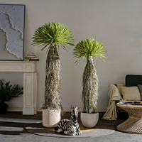 Arbre artificiel Dracaena de haute qualité, résistant aux UV, écologique, feuilles réalistes, plastique, intérieur/extérieur, bureau