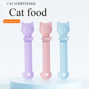 Cuillère distributrice de nourriture liquide pour animaux de compagnie, écologique et solide, en forme de queue de chat, pour chiots et chatons d'intérieur - Product Image 6