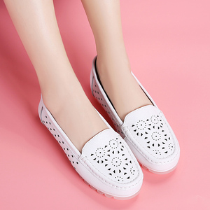 Nuove <span class=keywords><strong>Scarpe</strong></span> Estive da Infermiera per <span class=keywords><strong>Donna</strong></span>, Traspiranti, Non Stifose, Versatili, Sneakers <span class=keywords><strong>Bianche</strong></span> Semplici - Product Image 2