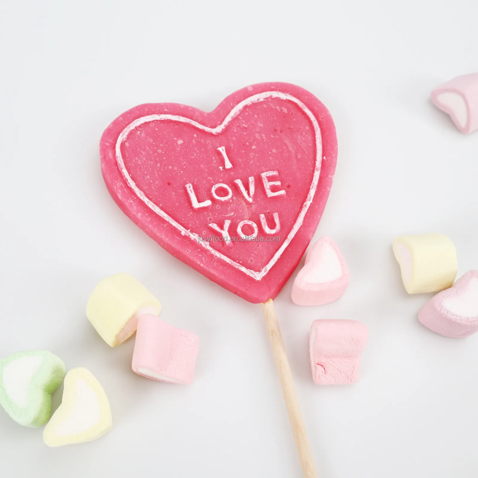 Tùy Chỉnh Valentine Kẹo Hình Trái Tim Lollipop