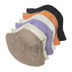 <span class=keywords><strong>Gorros</strong></span> De Invierno Por Mayor Sombrero De Pescador Cálido De Punto De Invierno Sombrero De Copa Señoras Tejer Sombreros De Cubo - Product Image 2