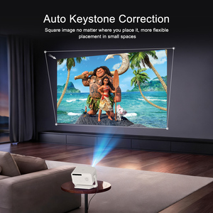 โปรเจคเตอร์ LED Google TV <span class=keywords><strong>ราคา</strong></span>โรงงานถูกสุดๆ โฟกัสอัตโนมัติ ไร้สาย สมาร์ท 4K ความละเอียดสูง รองรับ <span class=keywords><strong>Netflix</strong></span> อย่างเป็นทางการ พกพาสะดวก - Product Image 4