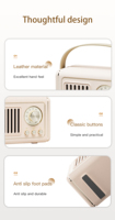 Speaker Mini Retro Fashion P19, Kartu TF, Radio FM, Portabel, Dapat Diisi Ulang, Audio Portabel untuk Rumah dan Luar Ruangan, Speaker Nirkabel BT