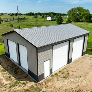 مبنى مستودع بهيكل فولاذية مسبقة الصنع عالي الجودة ، ورشة صناعية بتصميم حديث مع هيكل معدني - Product Image 4