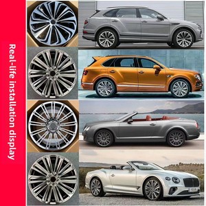 Fournisseurs de jantes forgées en aluminium multi-rayons de 20, 21 et 22 pouces pour voitures, modèle Flying Spur Eurotianyue, capacité de 10 000 tonnes - Product Image 2