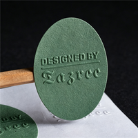 Etiquetas Adhesivas de Papel con Textura en Relieve Personalizadas, Logotipo de Lujo Ecológico para Perfumes, Cosméticos y Embalaje de Regalos