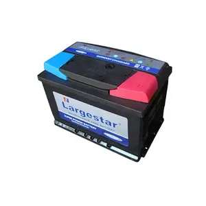 Exported good quality Wet type top post lead acid car battery MF DIN 75