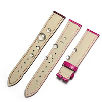 Bracelet en cuir de crocodile disponible en tailles 14 mm, 16 mm et 20 mm pour les montres Cartier, Armani et Patek Philippe