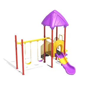 Children's Plastic Slide And Swing Toys For Baby Climber Playground Equipment