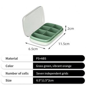Wholesale <b>Pill</b> Box Organizer Portable Promotional 7 Days Medicine Grid <b>Case</b> <b>for</b> Business - Product Image 3
