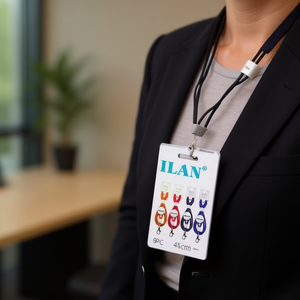 Ilan Personalized <b>Lanyard</b> 45Cm With Clip For ID Card Accessory - Product Image 2