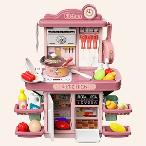 Juguetes para Niños: Juego de Cocina de Simulación con Fregadero de Agua Corriente, Set de Juego de Cocina para el Hogar al por Mayor para Niñas y Niños - Product Image 4