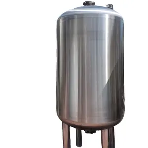 YDX SUS304 Sanitary Standard White Wine Storage Tank Liquid Storage Tank Vertical Stainless Steel Water Storage Tank