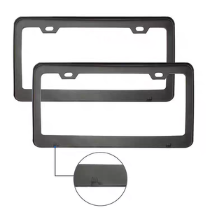 Vente flash : Cadre de <span class=keywords><strong>plaque</strong></span> d'<span class=keywords><strong>immatriculation</strong></span> américaine, acier inoxydable 304 avec finition carbone/noir/argent, directement de l'usine, personnalisation du logo disponible - Product Image 4