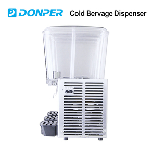 Thương mại tự động thép không gỉ nhựa <span class=keywords><strong>l</strong></span>ạnh nước giải khát nước trái cây Dispenser Tank Máy ép trái cây 18L * 3 Phễu Công suất CE chứng nhận - Product Image 6