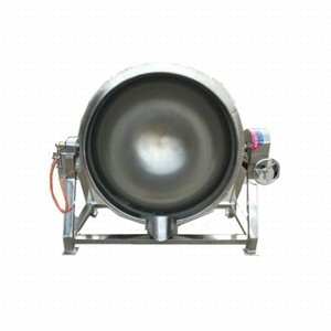 Automatic Tilt 50 Gallon Oil <b>Pan</b> Mixer Chocolate Melter Pot Double Jacketed Kettle With Agitator - Product Image 1