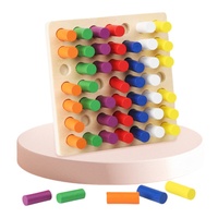 Equipo de entrenamiento sensorial de madera para niños, Educación Temprana, juguetes educativos para el hogar, palo, material didáctico sensorial