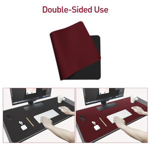 Non Slip Pu Leather <strong>Desk</strong> Mouse Pad Waterproof <strong>Desk</strong> Pad <strong>Protector</strong> Dual Side Use <strong>Desk</strong> Writing <strong>Mat</strong> for Office Home - Product Image 6