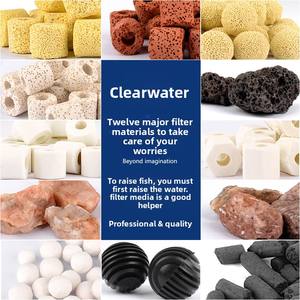 Médias filtrants pour <span class=keywords><strong>aquarium</strong></span> Resun - Anneaux en céramique, bio-boules, charbon actif pour filtration biologique, eau douce et aquaponie - Product Image 2