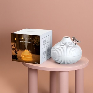 Humidificateur USB portable de 300 ml en gros, mini humidificateur ultrasonique de bureau à brume froide avec éclairage LED d'aromathérapie pour usage au bureau - Product Image 1