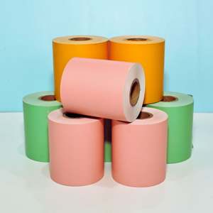 Rouleau d'étiquettes autocollantes thermiques couleur 58*50mm, 58*40mm, 60*40mm pour imprimante thermique - Product Image 2