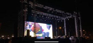 Système de treillis de toit en alliage d'aluminium, treillis de toit en aluminium avec boulons de scène, treillis d'éclairage de scène pour concert, scène de concert mobile - Product Image 2