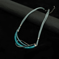 Collier plaqué or TongLing « Cœur » pour hommes et femmes, chaîne serpent « Je t'aime », grosse perle tendance