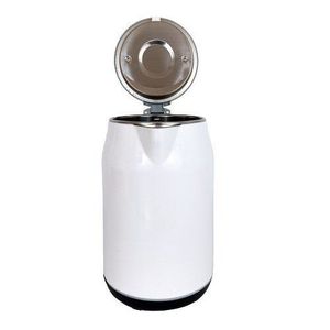 Bouilloire à double paroi blanche et grise de 2,3 L, intérieur en acier inoxydable, toucher froid, arrêt automatique et protection contre l'ébullition à sec, 360° °   Base, usine OEM - Product Image 4