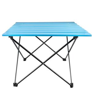 Mesa Plegable Portátil de Aleación de Aluminio Ligera, 39.5x35x31.5cm, para Uso en Exteriores, Campamentos y Picnics - Product Image 1