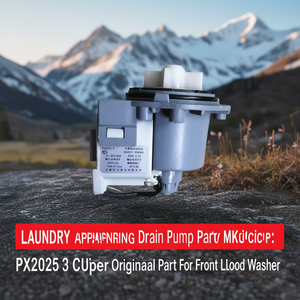 Moteur de pompe de vidange pour lave-linge Midea PX2025, 3 cuves en cuivre, pièce d'origine pour lave-linge à chargement frontal - Product Image 3