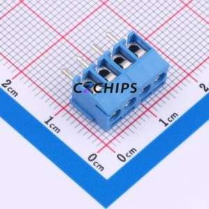 1776275-4 Screw Terminal Block Through hole Component (THT),P=3.5mm Connector 3.5mm Blue Through Hole 4P - Product Image 1