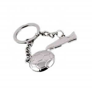 Khuyến Mại Bóng Đá Trống Kim Loại Móc Khóa Tùy Chỉnh Thực hiện Silve Key Ring Chủ Khuyến Mại Bóng Đá Bóng Hình Móc Chìa Khóa - Product Image 2