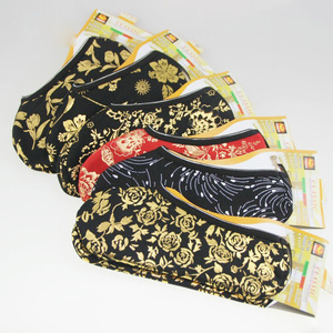 <b>Women's</b> Non-Slip Winter <b>Warm</b> Ankle Floor <b>Socks</b> with Floral Pattern gold Low Waist Wool Dropshipping/Custom Made/Wholesale - Product Image 5