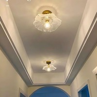 AB NOUVEAU Plafonnier Moderne Semi-Encastré en Acrylique pour Vestiaire, Hall d'Entrée, Couloir 2025