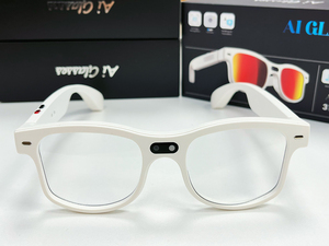 Lunettes <span class=keywords><strong>de</strong></span> soleil intelligentes AI AIMB-G3 à double lentille, caméra vidéo 8MP 1200P, étanches IP67, contrôle tactile, enregistrement audio, traduction en temps réel - Product Image 6