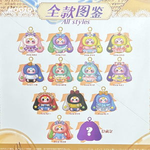 도매 정품 베이비 쓰리 릴리 래빗 타운 V4 시리즈 - 미스터리 블라인드 박스 플러시 피규어 행잉 기프트 (문의 시 최저가) - Product Image 5