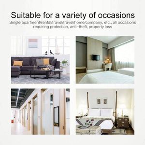 Wholesale Portable Plastic Door <b>Stop</b> <b>Alarm</b> Anti-theft Wireless Security System for Home Hotel Dormitory Safety Usa Mairun Brand - Product Image 3