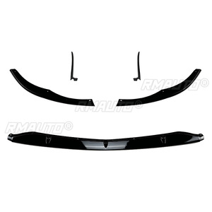 Spoiler de labio para parachoques delantero para Mercedes-Benz Clase C W205 C205 S205 C63 AMG 2015-2022, protector de parachoques delantero, divisor de labio inferior - Product Image 2