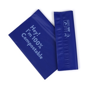 Fábrica al por mayor PLA + PBAT logotipo impreso personalizado embalaje de envío 100% bolsas de <span class=keywords><strong>correo</strong></span> compostables polivinílicas biodegradables - Product Image 5