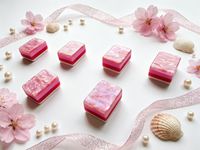 2026 Set Mahjong Akrilik Glitter Tema Oriental Romantis 160pcs Baru dengan Ubin Berpola Spiral Pink untuk Kolektor Permainan Papan