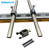 Serre-câbles Unistrut sur mesure 2-1/2'' en acier inoxydable réglables pour profilés Unistrut