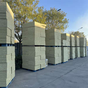 Huaneng Zhongtian Rock <b>Wool</b> Board 80mm Thickness 120kg Density Insulation For Exterior Wall <b>Thermal</b> Protection - Product Image 4