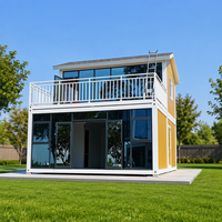 Maison modulaire préfabriquée 4x6 de premier choix, villa moderne à 2 étages, hôtel, immeuble de bureaux