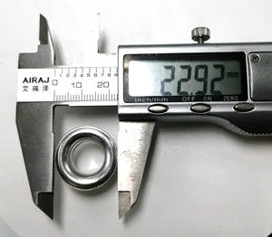 Occhielli <span class=keywords><strong>per</strong></span> indumenti in alluminio in metallo di dimensioni personalizzate <span class=keywords><strong>per</strong></span> striscioni e abbigliamento - Product Image 5